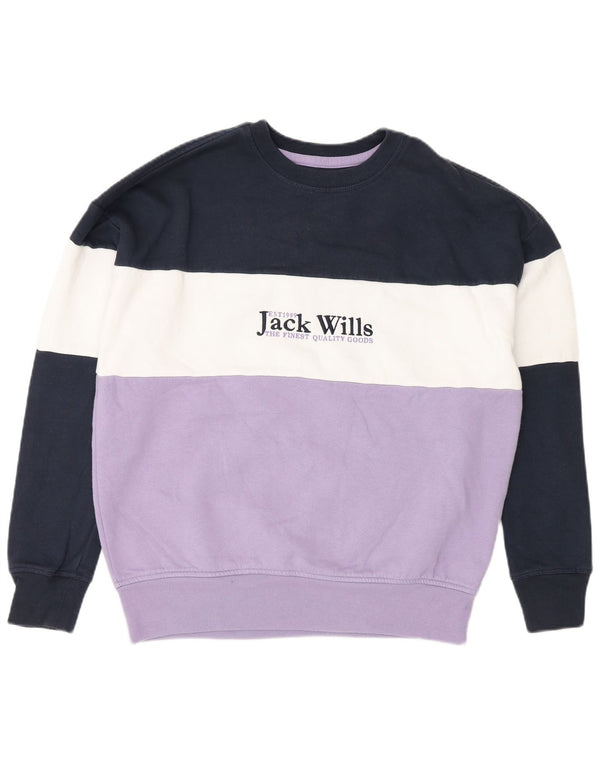 Женский свитер с рисунком Jack Wills UK 6 XS, разноцветный
