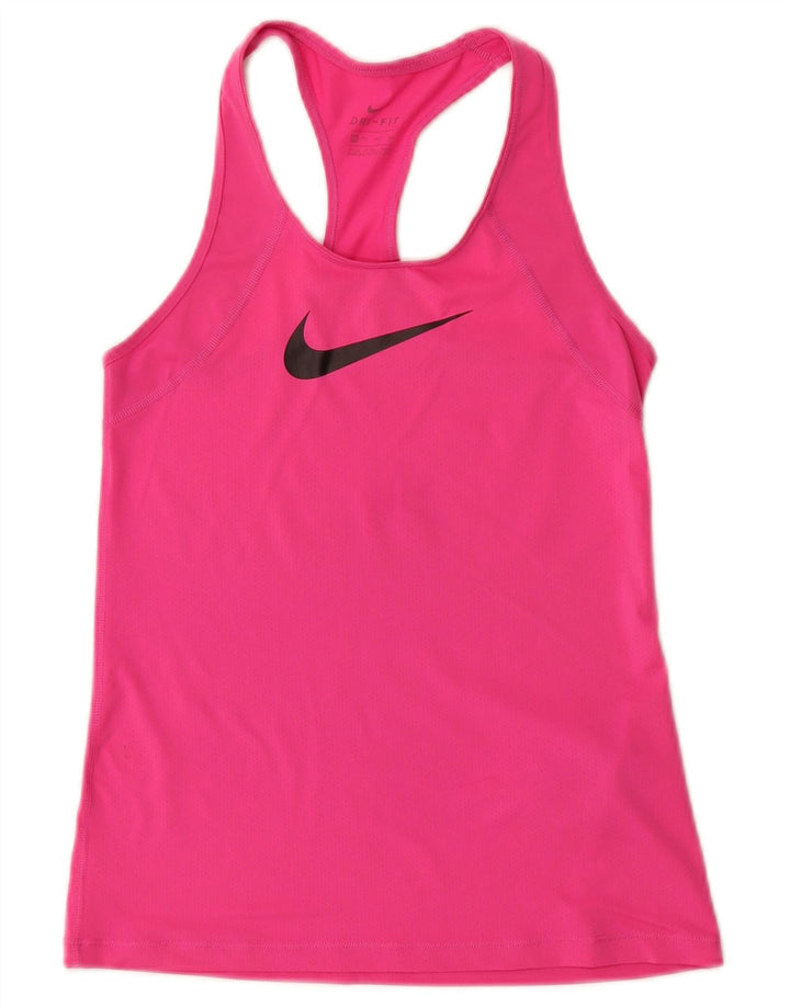 Женский жилет с графическим принтом Nike Dri Fit UK 4 XS, розовый полиэстер
