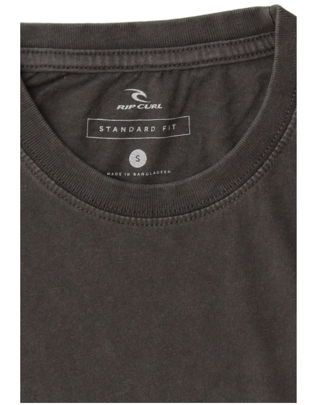 Мужская футболка стандартного кроя с рисунком RIP CURL, маленький серый цвет