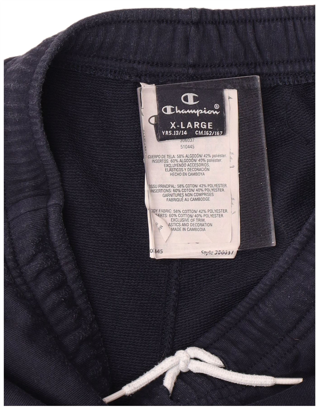 Спортивный костюм CHAMPION для мальчиков с графическим рисунком Брюки-джоггеры 13–14 лет Темно-синие