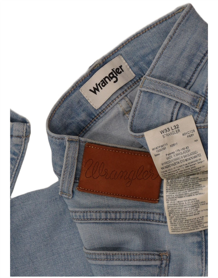 Джинсы Wrangler Strangler Slim W33 L29, синие, хлопок