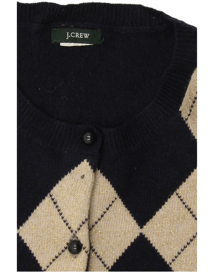 Мужской кардиган J. CREW UK 6 XS Темно-синий Argyle/Diamond