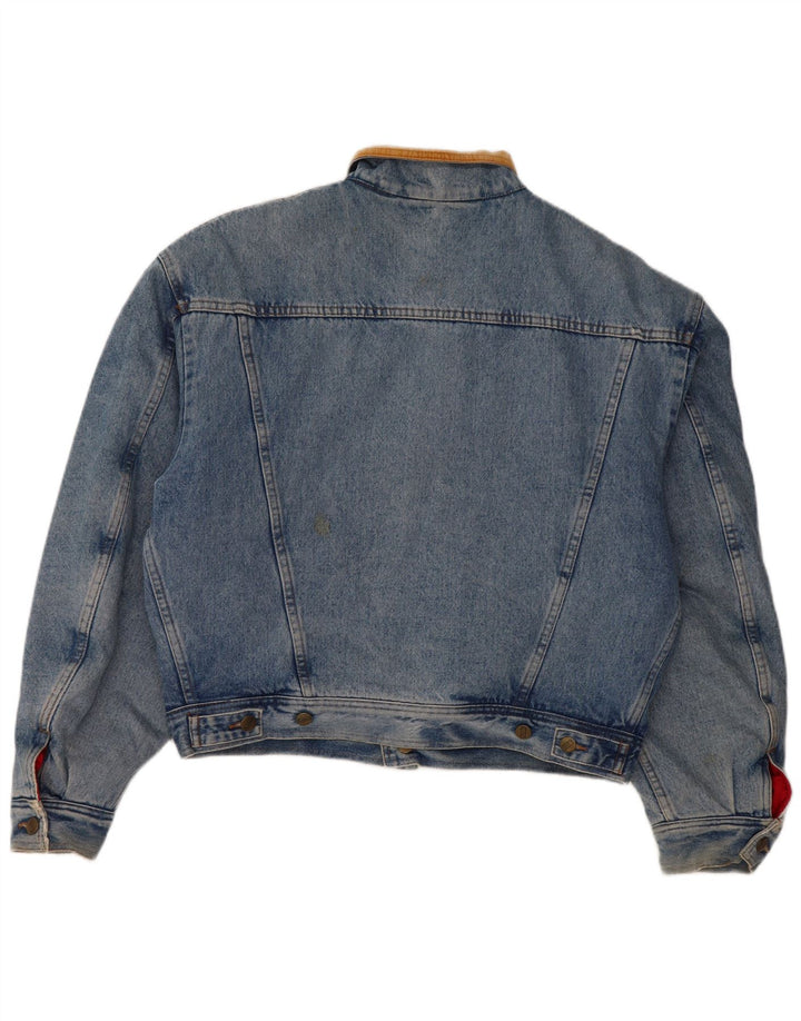 Закрытая мужская джинсовая куртка IT 50 Large Blue Cotton