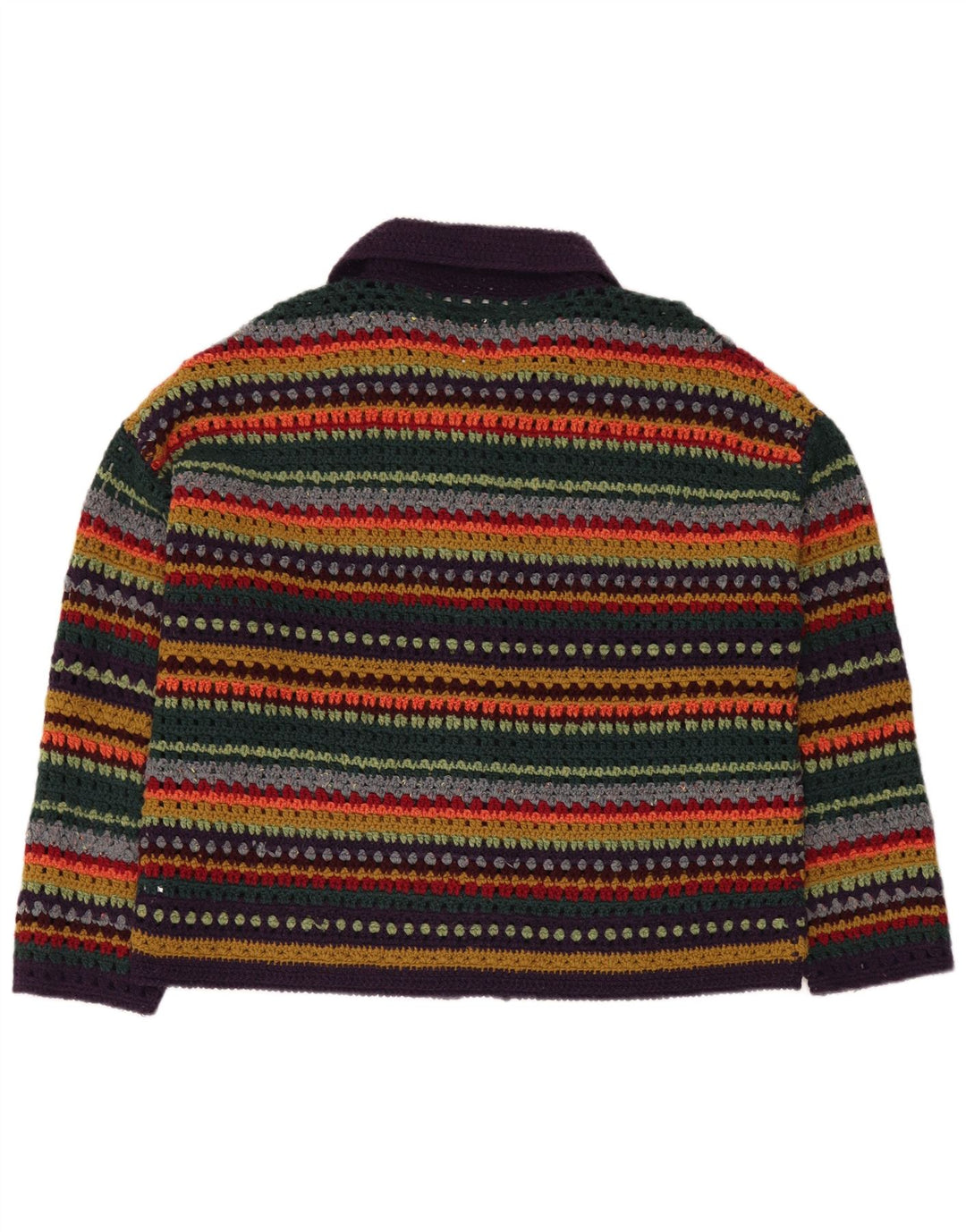 Женский свитер-кардиган оверсайз Unif UK 10, маленький, в разноцветную полоску