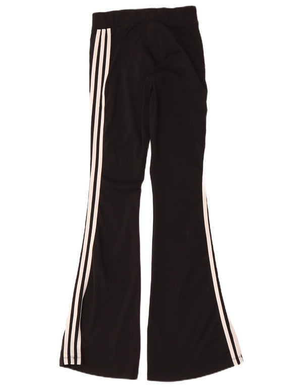 Женские леггинсы Adidas Flare UK 8/10, маленький черный полиэстер