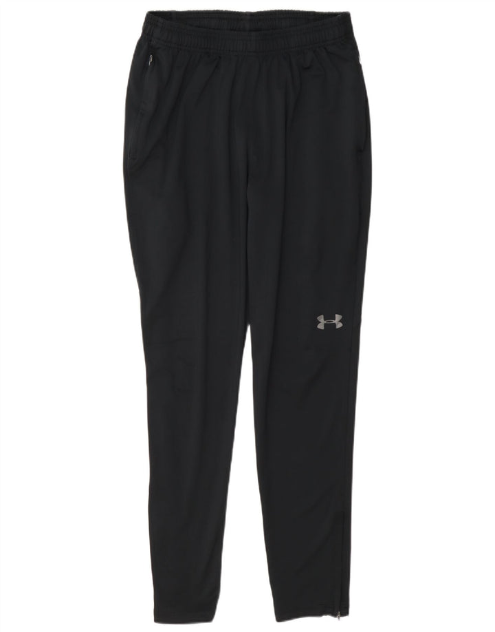 Мужские приталенные спортивные брюки Under Armour, средние темно-синие, полиэстер
