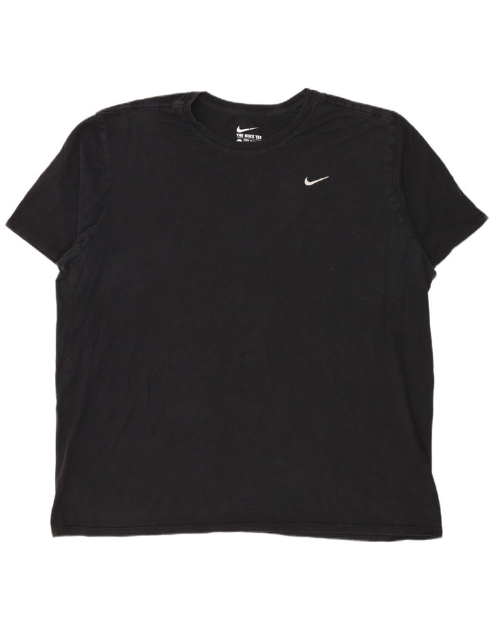 Мужская футболка спортивного кроя NIKE 2XL, черная