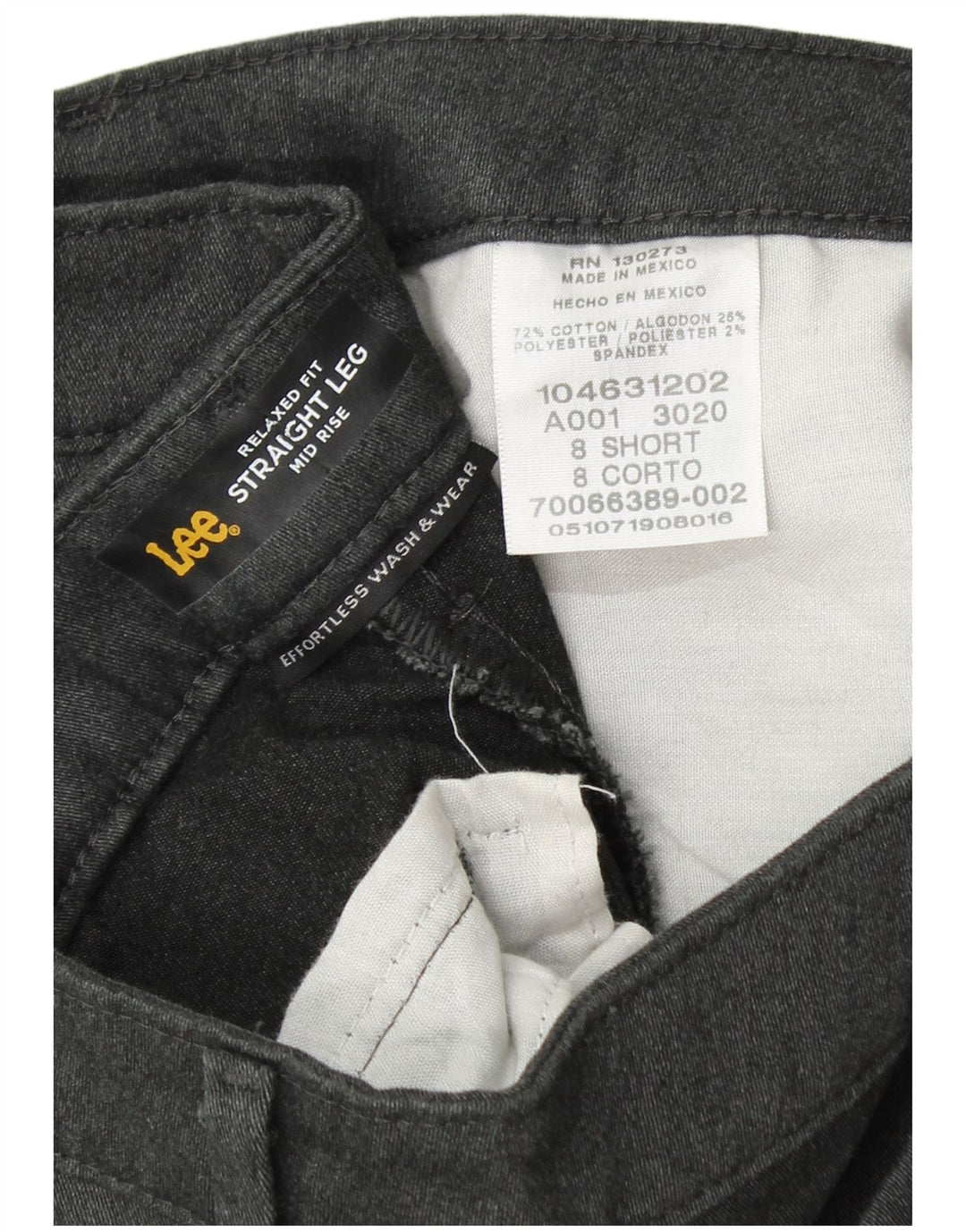 LEE Женские повседневные брюки свободного кроя со средней посадкой США 8 Средний W30 L30 Серые