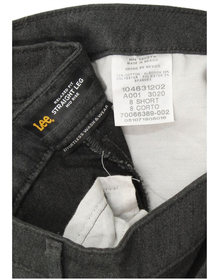 LEE Женские повседневные брюки свободного кроя со средней посадкой США 8 Средний W30 L30 Серые