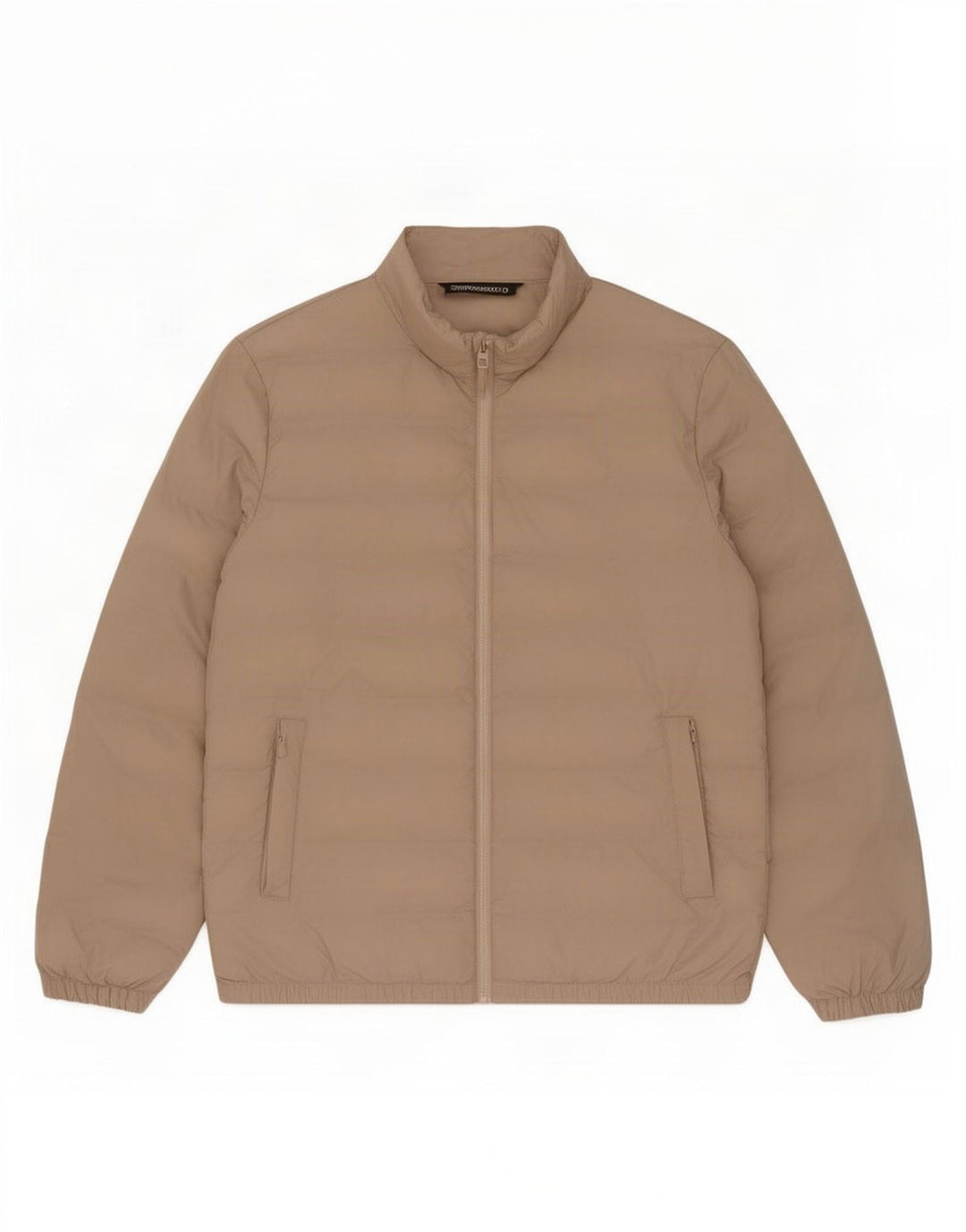 Мужская стеганая куртка Zara UK 42 XL, бежевый полиэстер