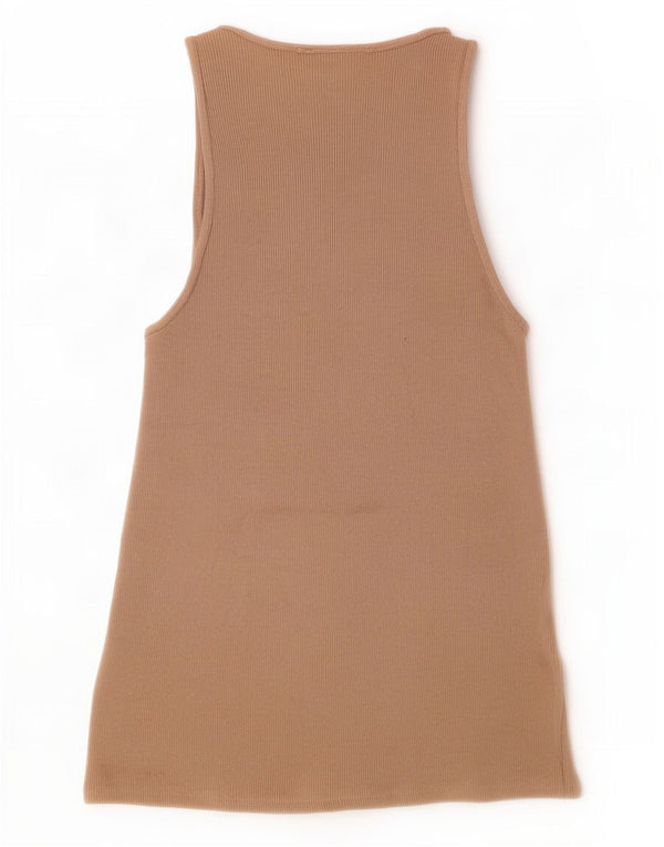 Женский жилет Zara Top UK 10, маленький бежевый