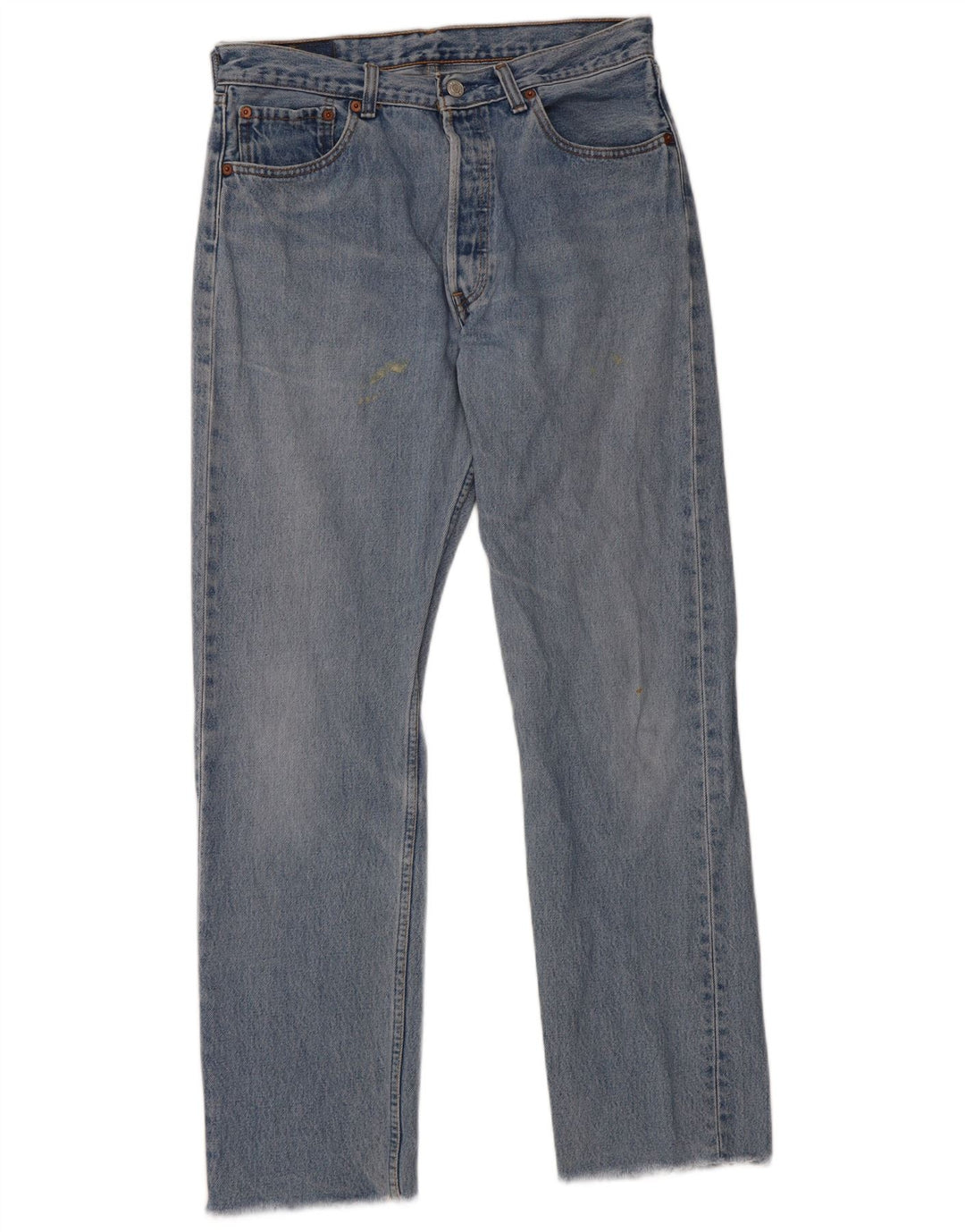 Мужские прямые джинсы Levi's 501 W33 L30 синие, хлопок