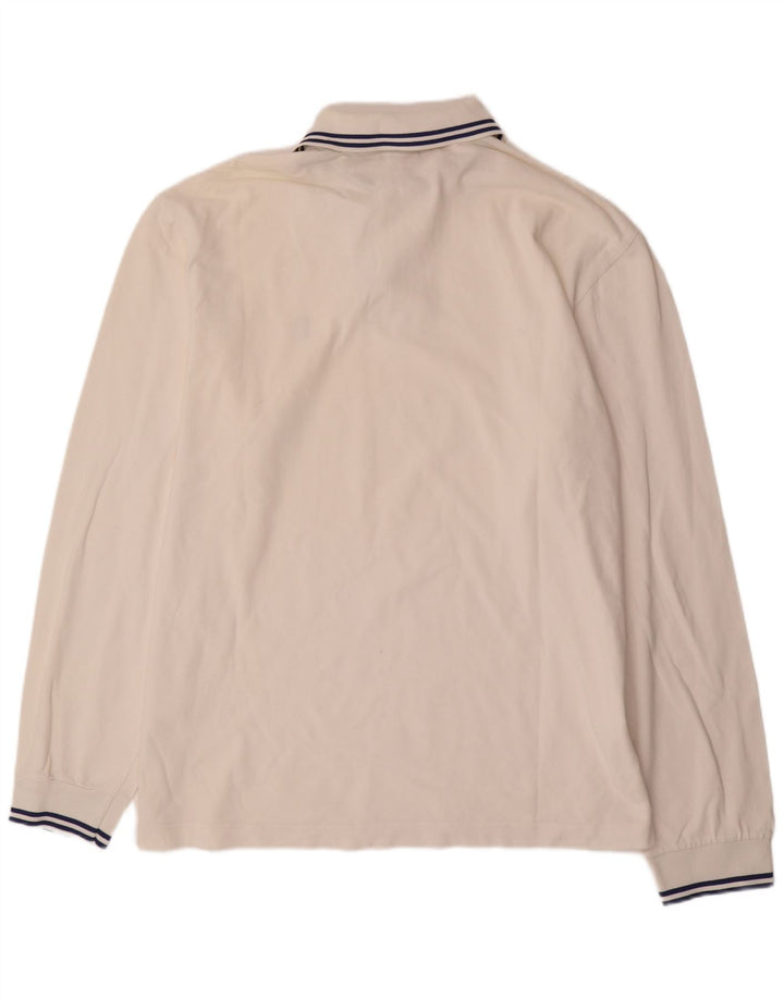 Мужская рубашка-поло с длинным рукавом MARINA YACHTING 3XL, белый хлопок