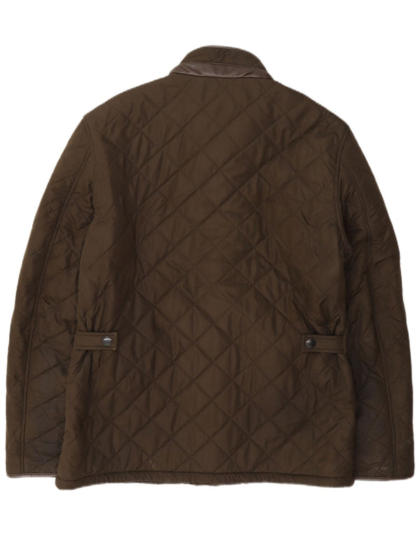 Мужская стеганая куртка Barbour UK 40, большой цвет хаки, полиэстер