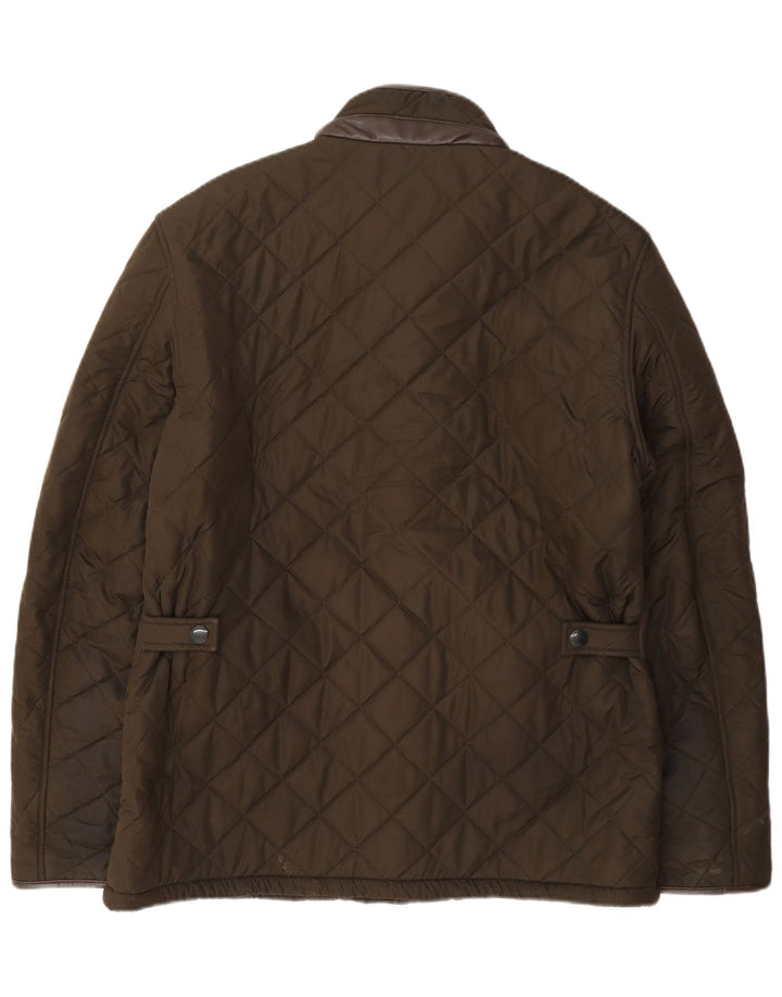 Мужская стеганая куртка Barbour UK 40, большой цвет хаки, полиэстер