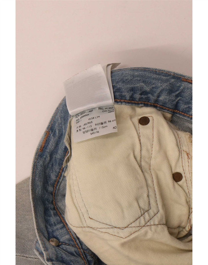 Мужские прямые джинсы Levi's 501 W38 L34 Синие вискозы