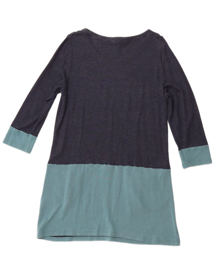 Женское платье А-силуэта WHITE STUFF UK 16, большой темно-синий цвет с блоками