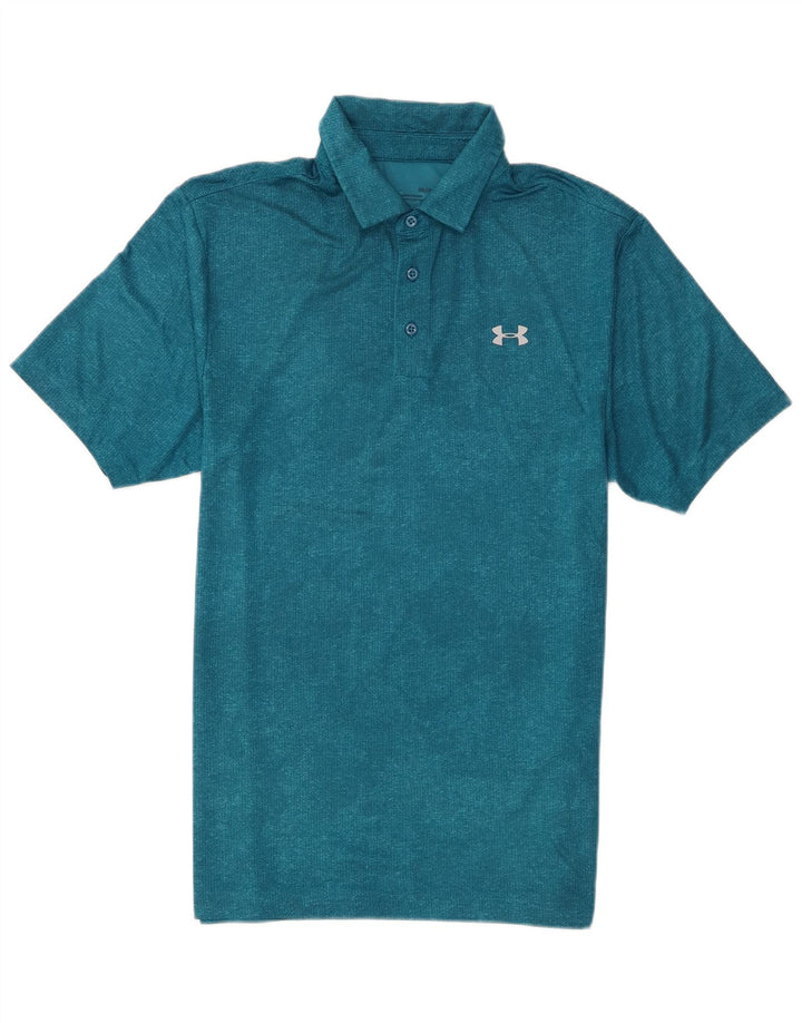 Мужская рубашка поло Under Armour Heat Gear, маленькая синяя