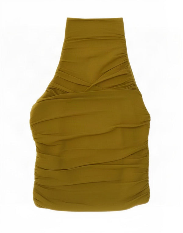 Женский топ с бретелькой Zara UK 12, средний зеленый