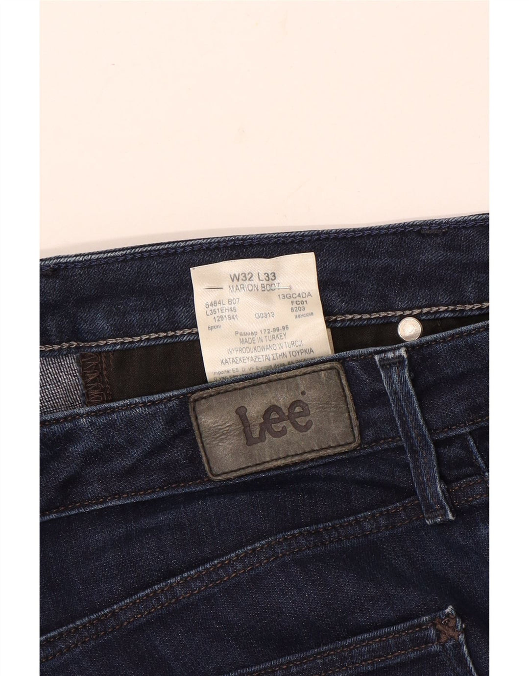 Женские джинсы Lee Marion Bootcut W32 L27, темно-синий, хлопок