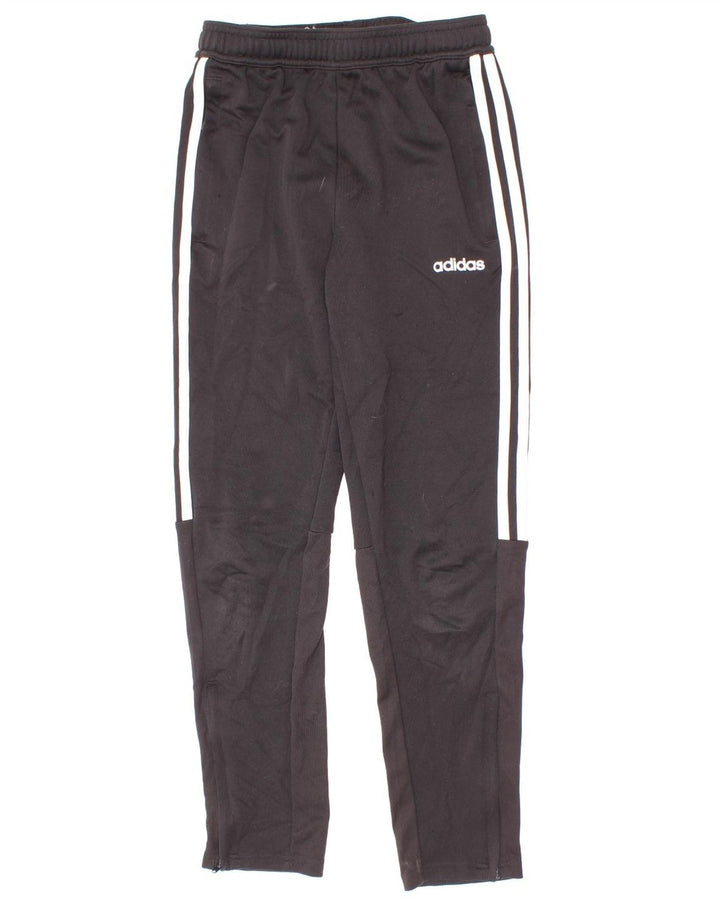 Спортивные брюки Adidas Climalite для мальчиков 11-12 лет, черный полиэстер
