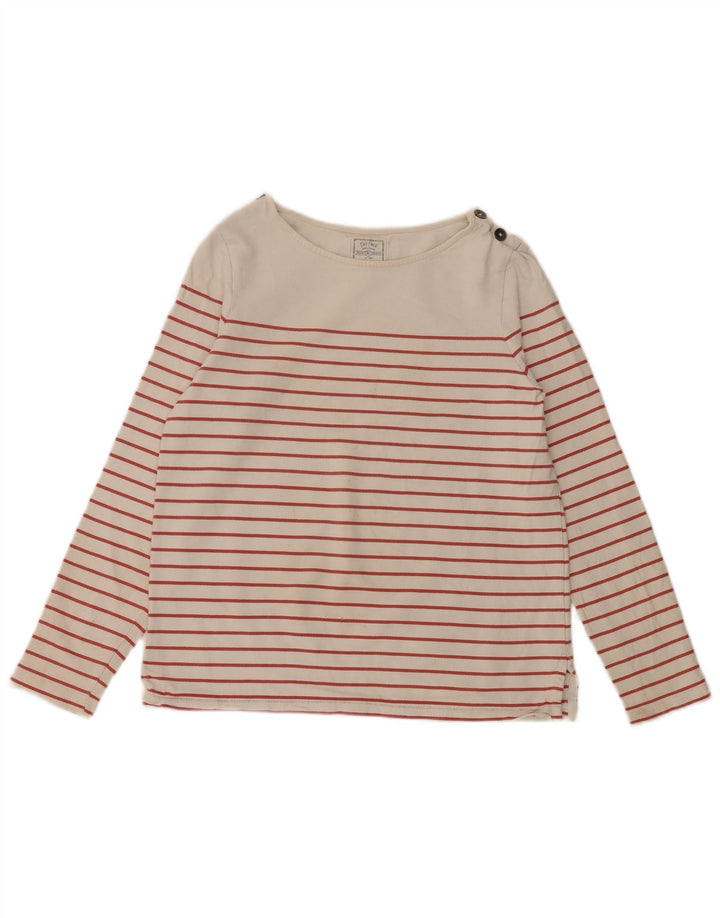 Женский топ FAT FACE с длинным рукавом, Великобритания, 8 маленьких размеров, хлопок в белую полоску