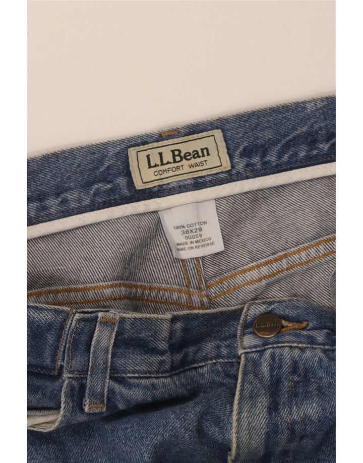 Мужские прямые джинсы L.L.Bean W38 L29 синие, хлопок