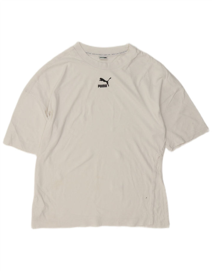 Мужская футболка Puma Top XS, белый хлопок