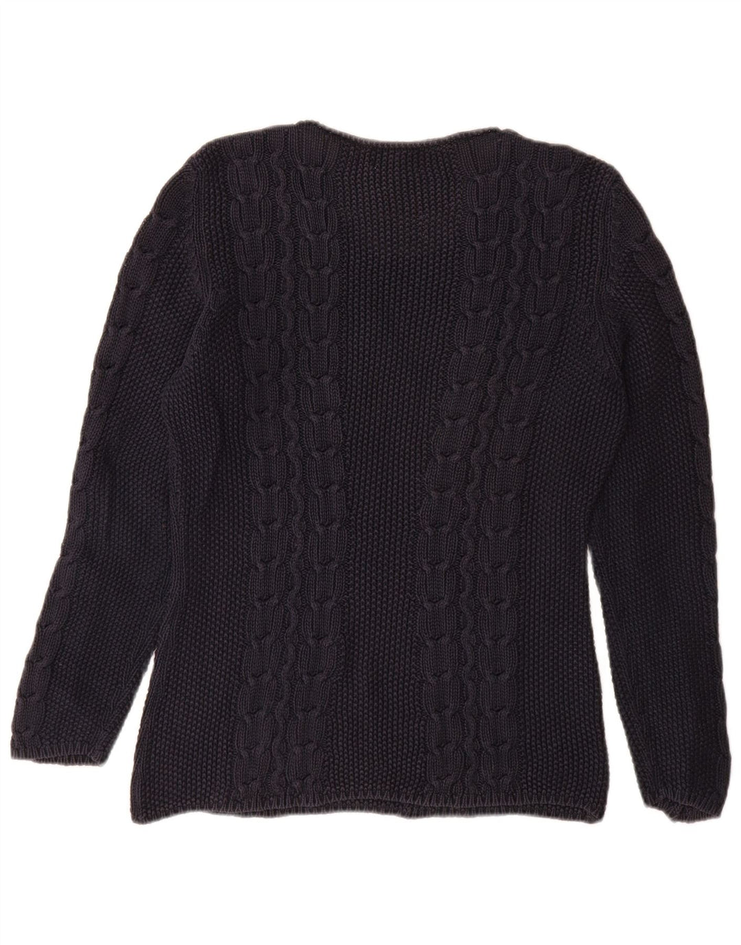 Женский свитер с вырезом «лодочка» SISLEY UK 14, средний темно-синий