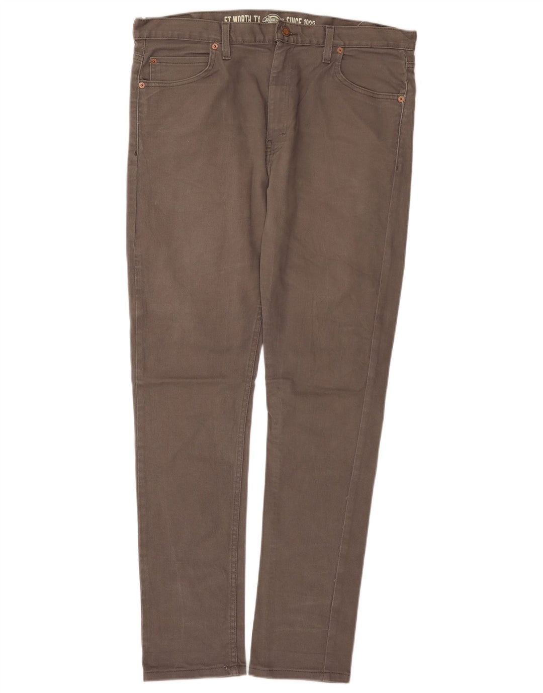 Мужские джинсы скинни Dickies W36 L32, серый хлопок