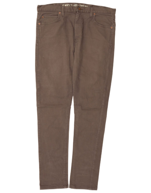 Мужские джинсы скинни Dickies W36 L32, серый хлопок