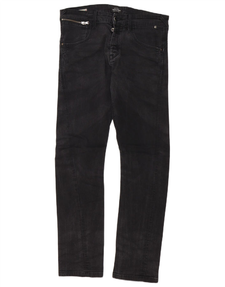 Мужские зауженные джинсы Jack & Jones W32 L34 черные
