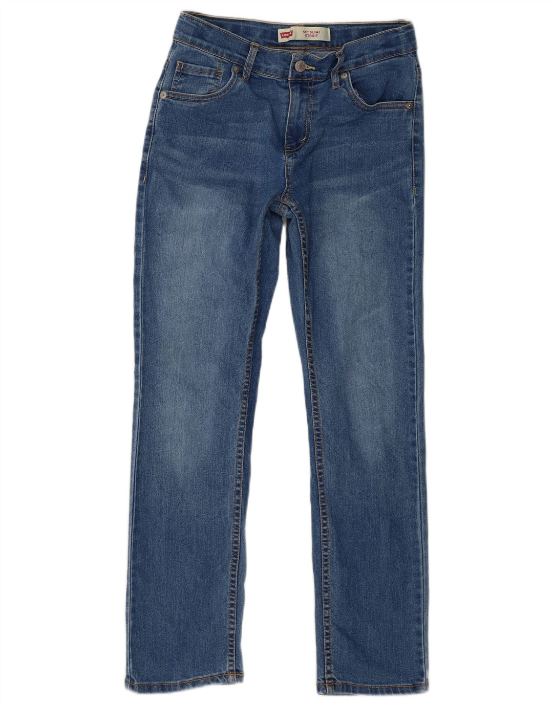 Джинсы Levi's 511 Slim для мальчиков 14–15 лет W27 L29, синий хлопок