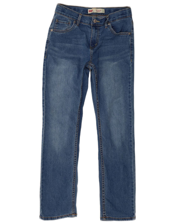 Джинсы Levi's 511 Slim для мальчиков 14–15 лет W27 L29, синий хлопок