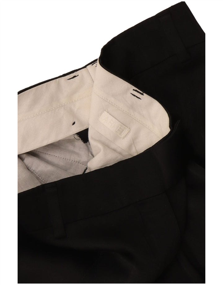Женские прямые костюмные брюки Arket W28 L29 черные