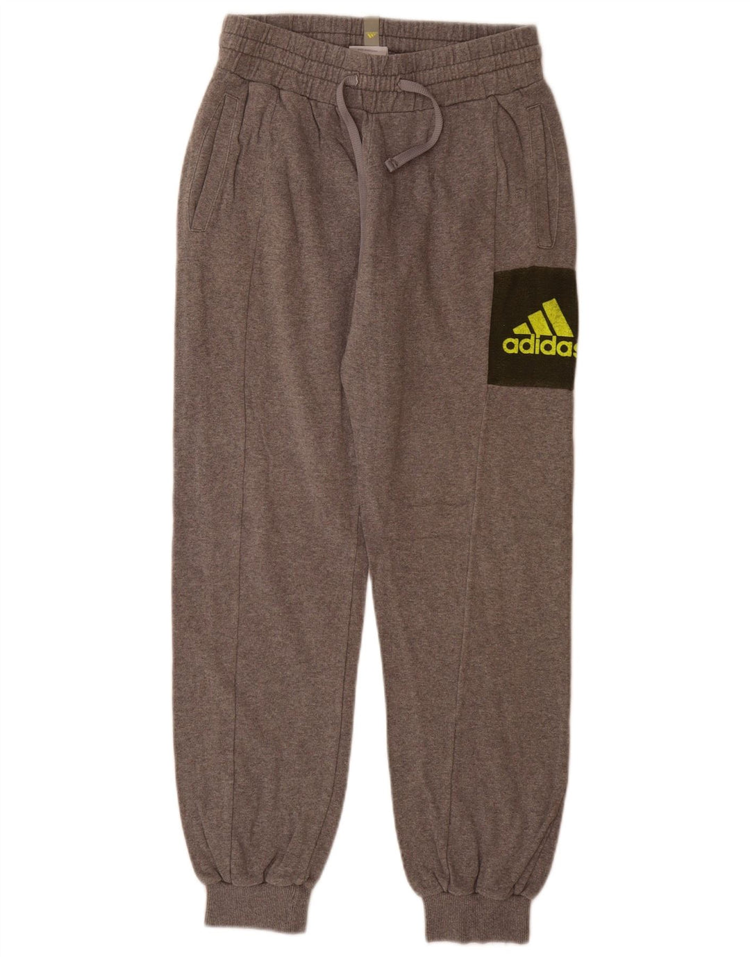 Мужские спортивные брюки Adidas Joggers UK 36/38, маленькие серые, хлопок