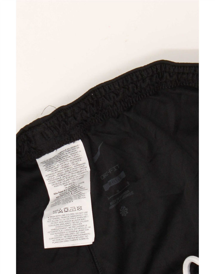 Мужские спортивные шорты Nike Dri Fit Slim, большие черные из полиэстера