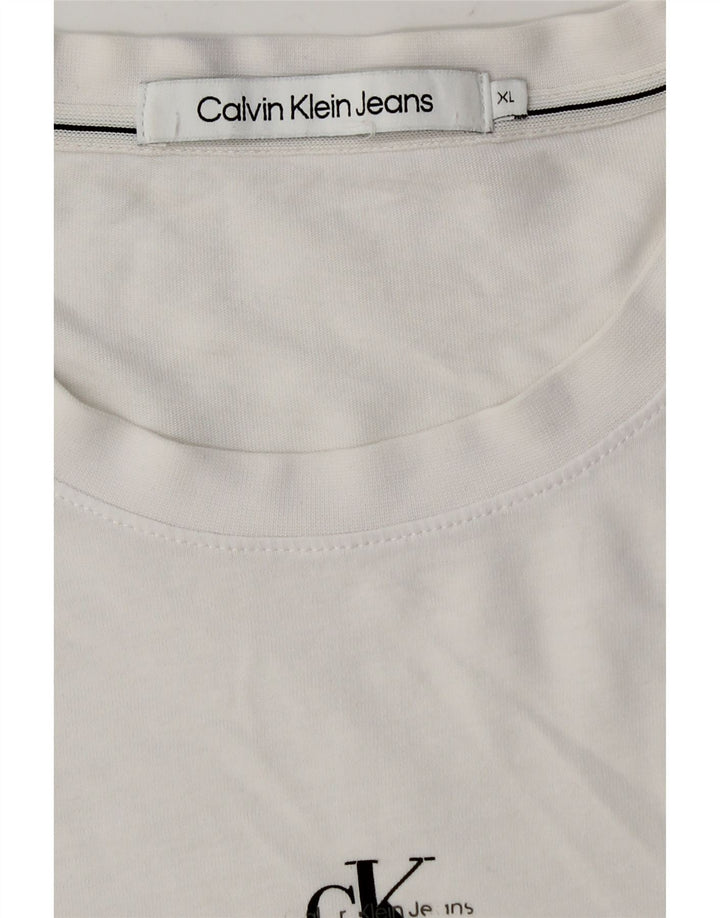 Мужская футболка Calvin Klein Jeans Top XL белая