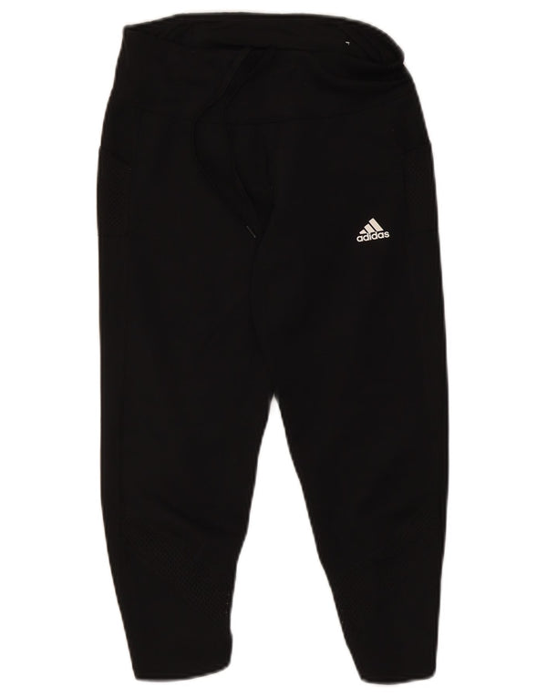 Женские леггинсы-капри Adidas Aeroready UK 8/10, маленькие черные из полиэстера