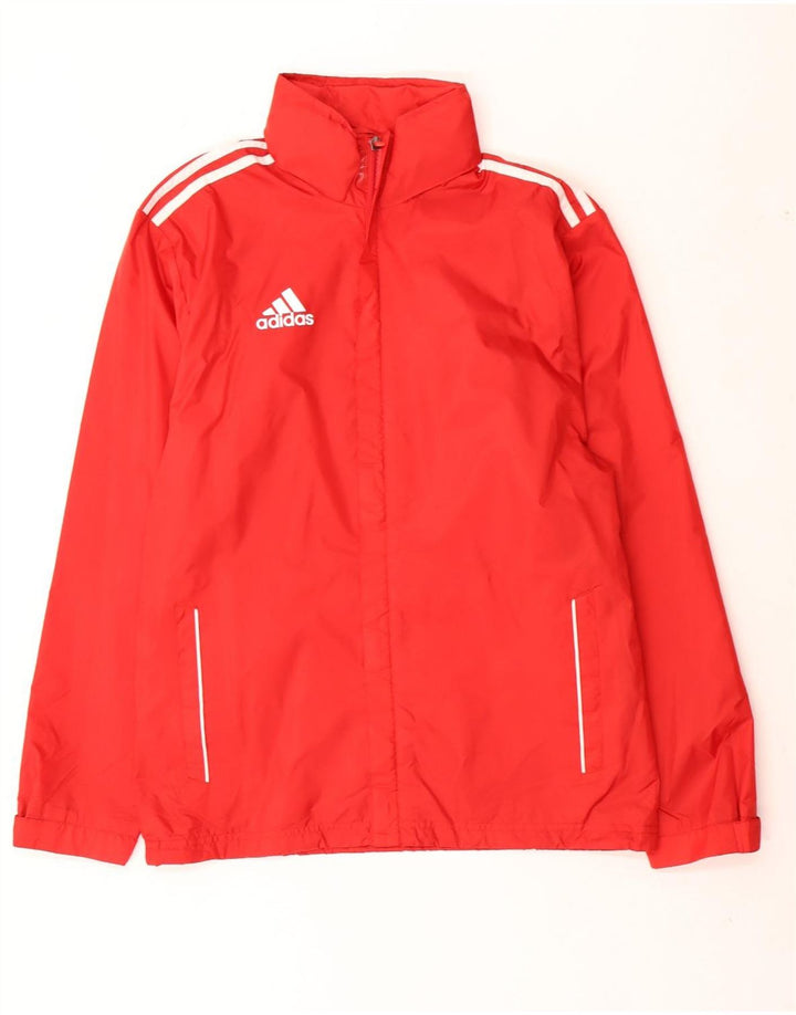 Мужская ветровка Adidas, маленькая красная нейлоновая куртка