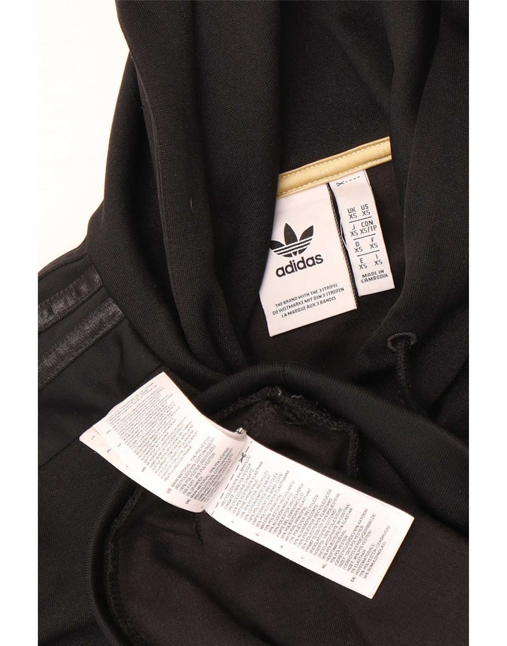 Мужская толстовка с капюшоном Adidas XS, черный полиэстер