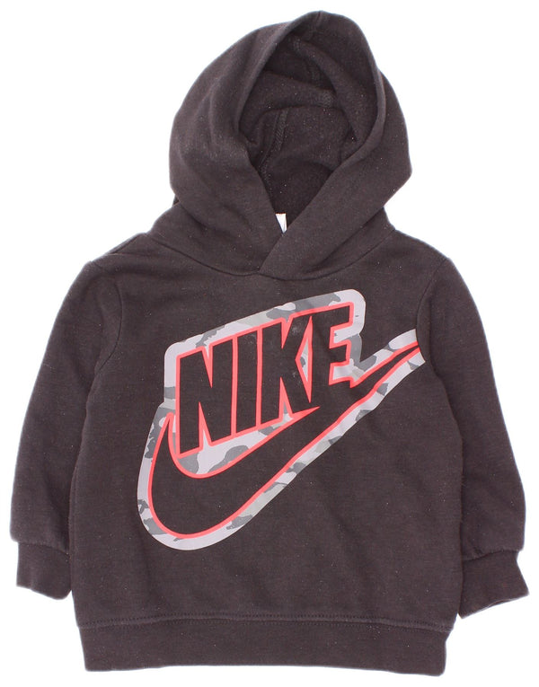 Джемпер с капюшоном Nike для маленьких мальчиков, 9–12 месяцев, черный, хлопок