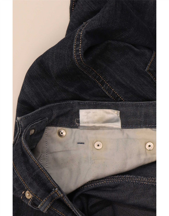 Женские прямые джинсы Roccobarocco W32 L29 темно-синие, хлопок