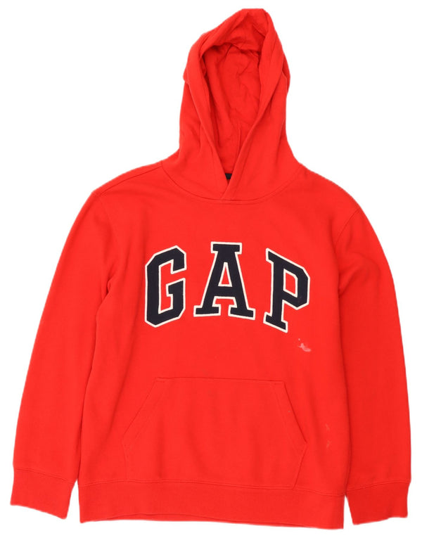 Джемпер с капюшоном Gap Boys с рисунком, 11-12 лет, 2XL, красный хлопок