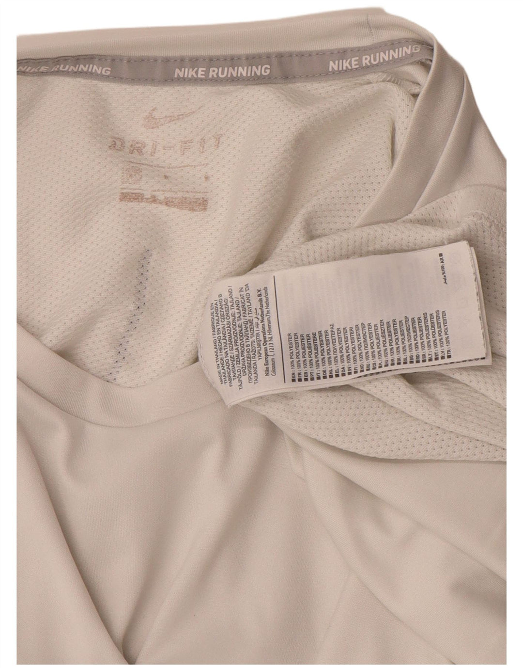 Мужская футболка Nike Dri Fit с графическим рисунком, средний белый полиэстер