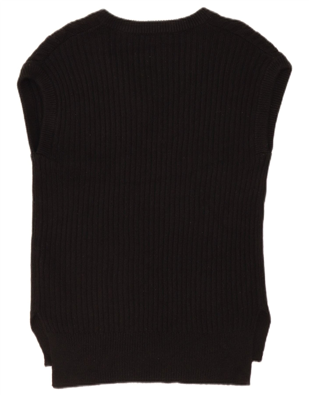 Женская майка-майка оверсайз MARKS & SPENCER UK 10, маленький черный хлопок