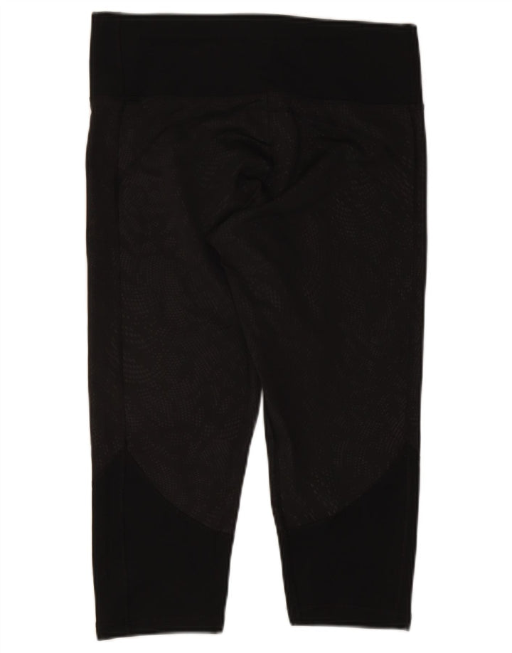 Женские леггинсы-капри ADIDAS Climalite UK 16/18, большие черные полиэстер
