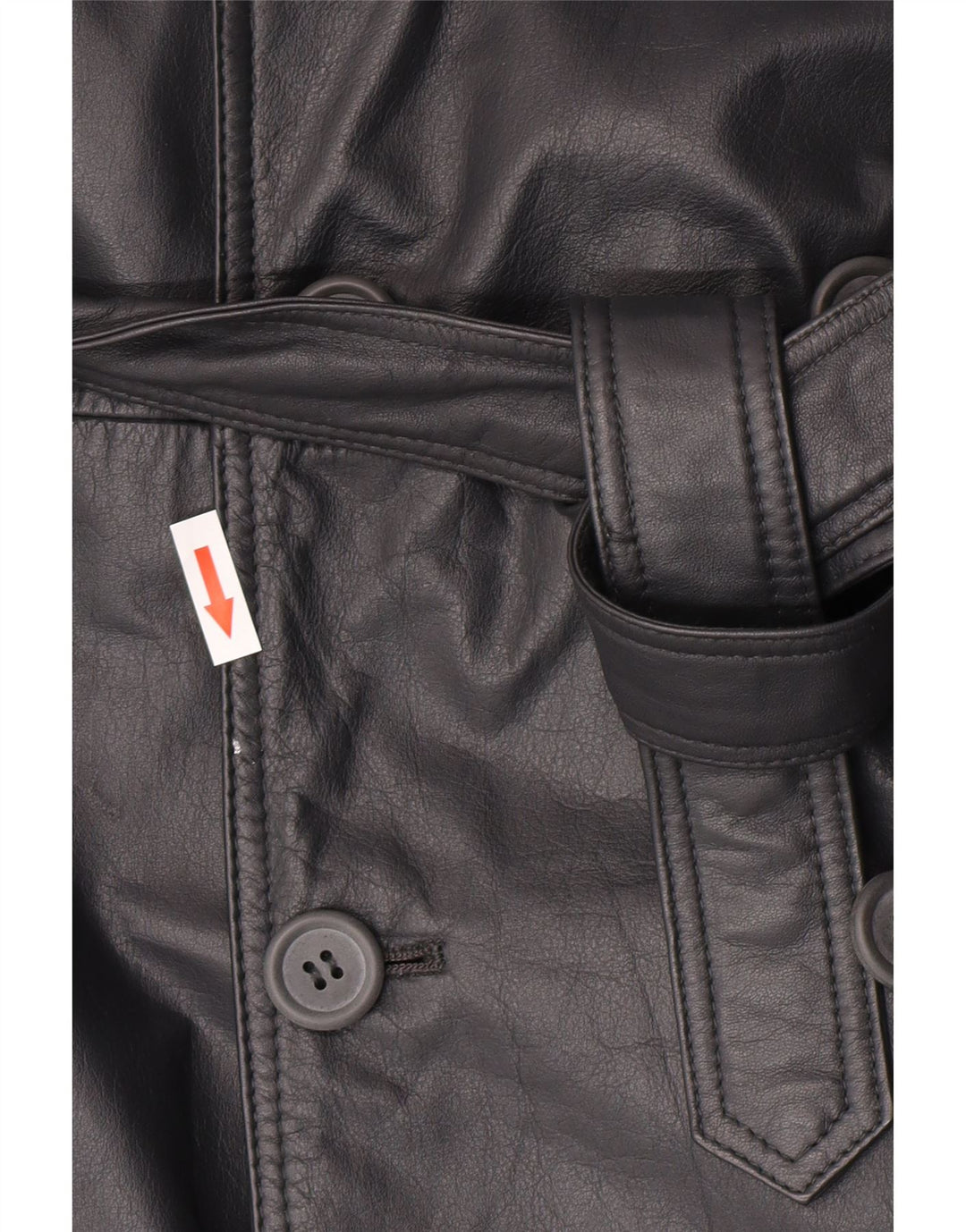 Мужское кожаное двубортное пальто Machiavelli IT 48 Medium Grey Leather