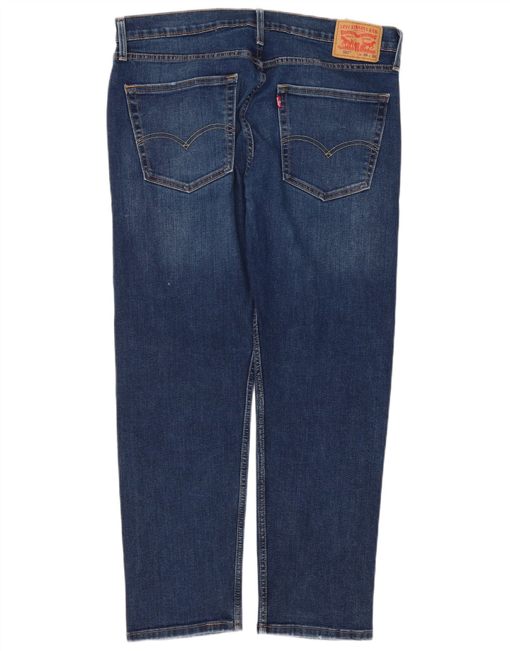 Мужские джинсы Levi's 502 Regular зауженные 36 L30 Синий хлопок