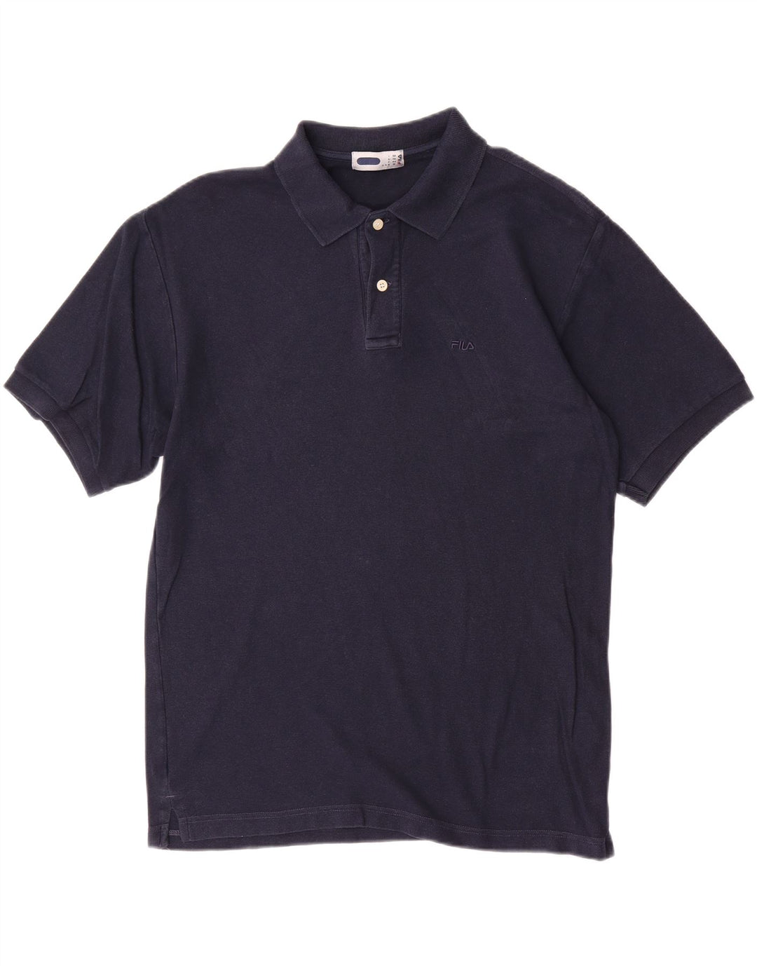 Мужская рубашка-поло FILA IT 50 Medium Navy Blue Хлопок